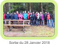 Sortie du 28 Janvier 2018