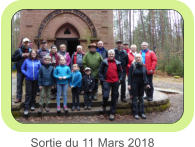 Sortie du 11 Mars 2018