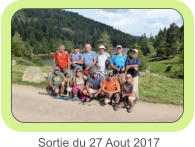 Sortie du 27 Aout 2017