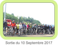 Sortie du 10 Septembre 2017