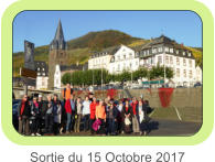 Sortie du 15 Octobre 2017