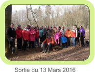 Sortie du 13 Mars 2016