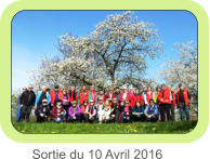 Sortie du 10 Avril 2016