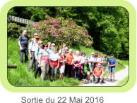 Sortie du 22 Mai 2016