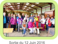 Sortie du 12 Juin 2016