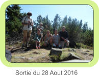 Sortie du 28 Aout 2016