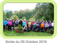 Sortie du 09 Octobre 2016