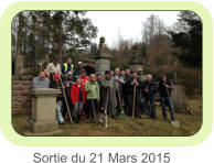 Sortie du 21 Mars 2015