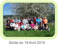 Sortie du 19 Avril 2015