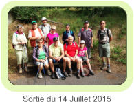 Sortie du 14 Juillet 2015