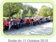 Sortie du 11 Octobre 2015