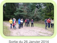 Sortie du 26 Janvier 2014