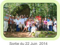 Sortie du 22 Juin  2014