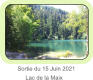 Sortie du 15 Juin 2021        Lac de la Maix