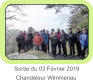 Sortie du 03 Février 2019  Chandeleur Wimmenau