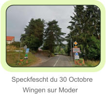 Speckfescht du 30 Octobre        Wingen sur Moder