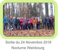 Sortie du 24 Novembre 2018       Nocturne Weinbourg