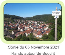 Sortie du 05 Novembre 2021      Rando autour de Soucht